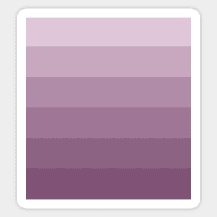 Stripes - Gradient - Dark to Light purple violet dusk Sticker